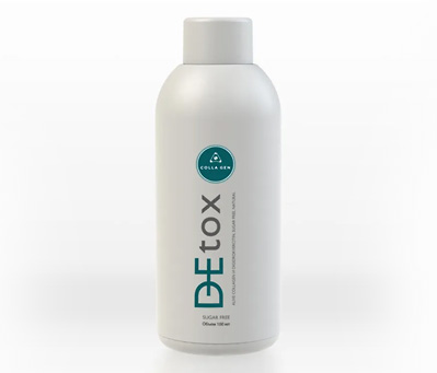 Тонизирующий напиток Detox с ЖИВЫМ КОЛЛАГЕНОМ, янтарной кислотой и куркумином